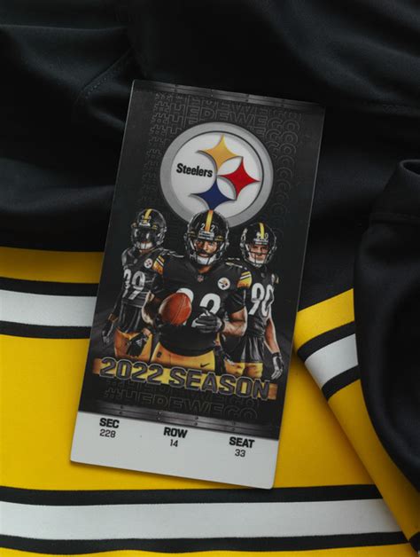 2022 Pittsburgh Steelers Season Ticket - Wendell August Forge