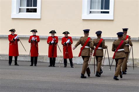 On Parade At The British Armys 2021 Pace Sticking Competition The