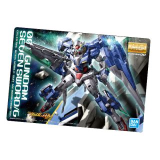 CARTA PROMOCIONAL GUNPLA PACKAGE ART COLLECTION MG 00 GUNDAM SEVEN