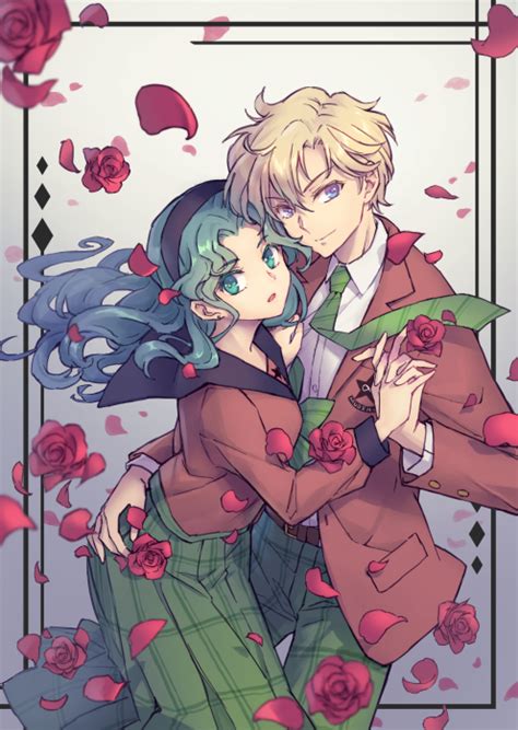 Ten Ou Haruka And Kaiou Michiru Bishoujo Senshi Sailor Moon Drawn By