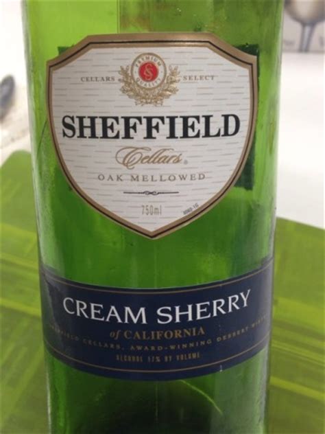 Sheffield California Cream Sherry Wine Info