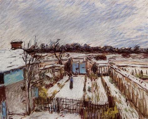 Snow Effect at Veneux - Alfred Sisley - WikiArt.org