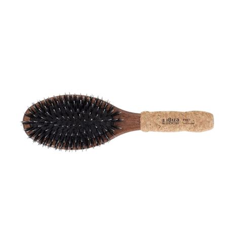 Professional Oval Boar Hair Flat Brush Oc Series With Reinforced Boar