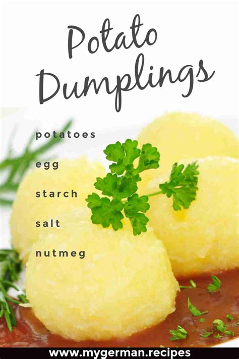 How To Make Potato Dumplings ⋆ My German Recipes