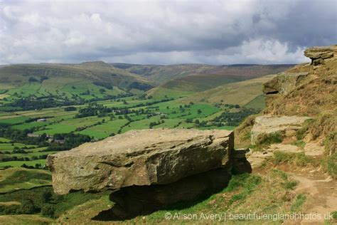 High Peak And Hope Valley From Back Tor The Great Ridge Peak