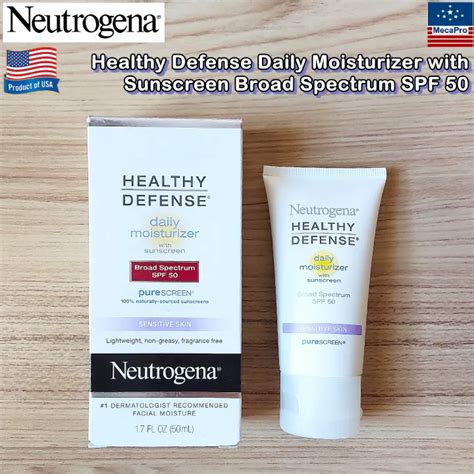 Neutrogena® Healthy Defense® Daily Moisturizer With Sunscreen Broad