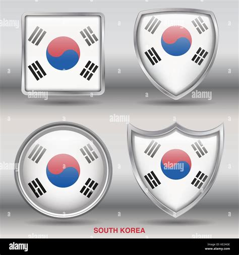 South Korea National Flag Flags High Resolution Stock Photography And