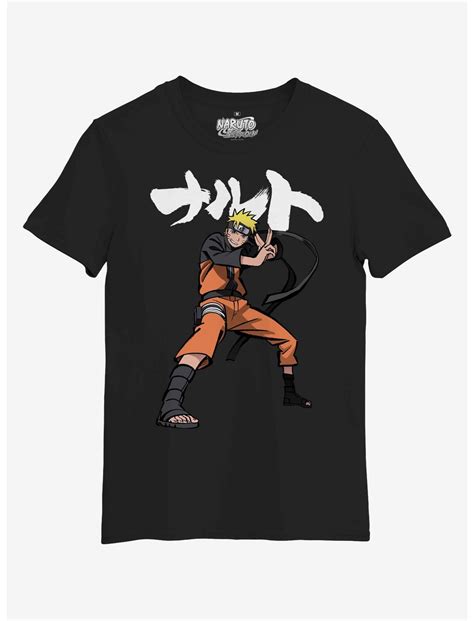 Naruto Shippuden Naruto Uzumaki Kanji T Shirt Hot Topic