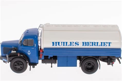 IXO HACHETTE BERLIET GLR8 M2 CITERNE BLUE WHITE HUILES 1 43 SCALE NJ39