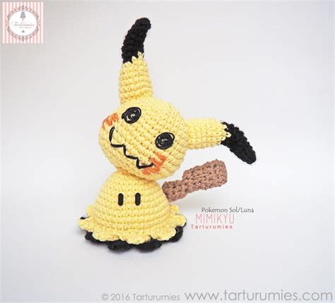 Amigurumi Patrón Pokémon Mimikyu Pokemon crochet pattern Crochet