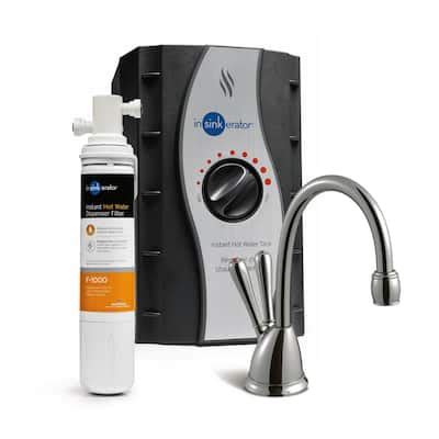 InSinkErator Involve Wave Series Instant Hot Water Dispenser Tank With 1 Handle 6 75 In Faucet
