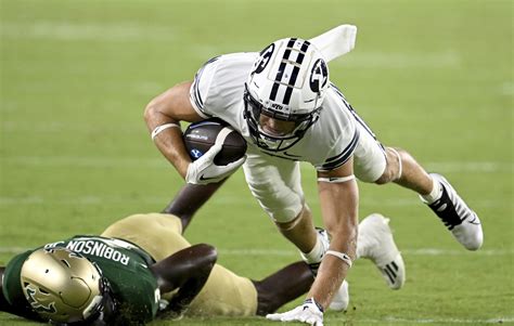 No 25 BYU Waits Out Delay To Rout South Florida 50 21 AP News