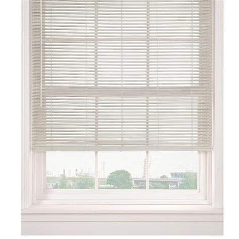 Horizontal Cordless PVC Mini Blinds | White