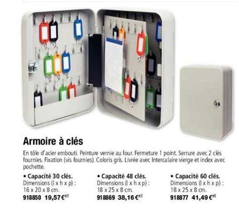 Promo Armoire Cl S Chez Calipage Icatalogue Fr