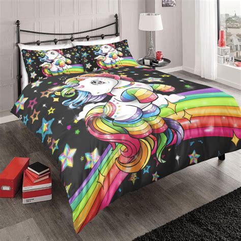 Custom Rainbow Kids Girl Bedding Set | Unilovers