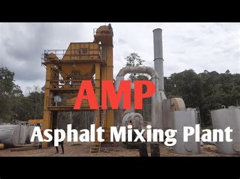 Proses Produksi Aspal Dan Penghamparan Asphalt Mixing Plant Youtube