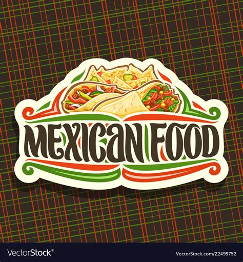 Logo For Mexican Food Royalty Free Vector Image