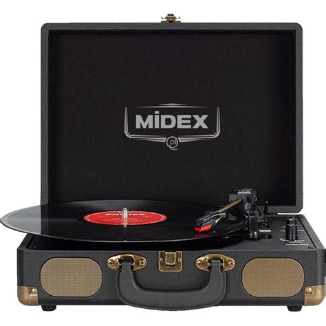 Midex Mtx Bk Nostaljik Retro Pikap Plak Alar Arjl Bluetooth Aux