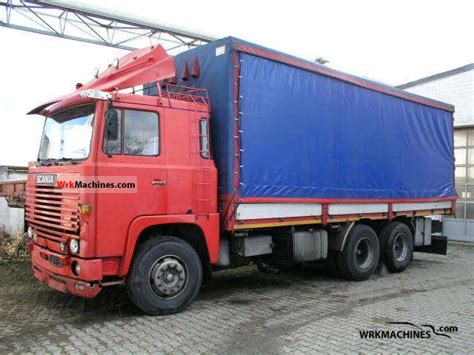 SCANIA P G R T Series 420 1980 Stake Body And Tarpaulin Truck Photos