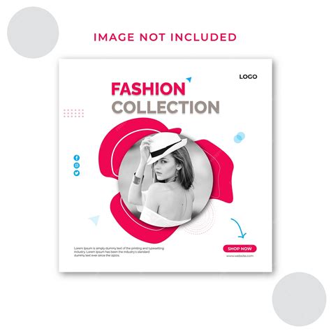 Premium Vector Fashion Social Media Template