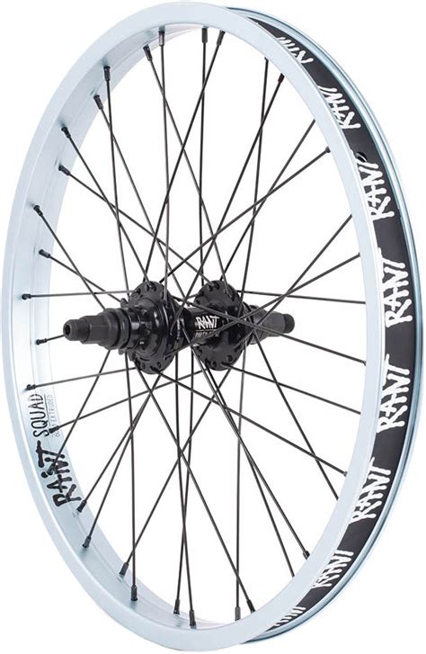 Rant Party On V2 Cassette Wheel Rear Blue Rhd Sams Bmx