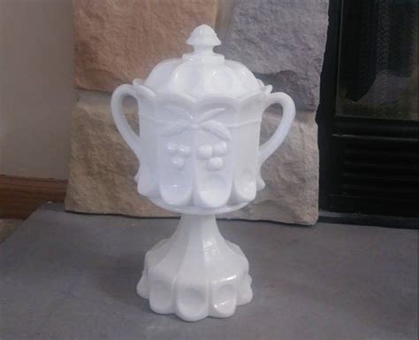 Vintage Milk Glass Cookie Jar