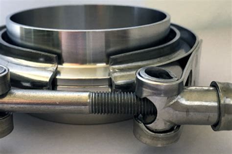 304 Stainless Steel V Band Flanges And Clamp Set Marmon Flange 2 50