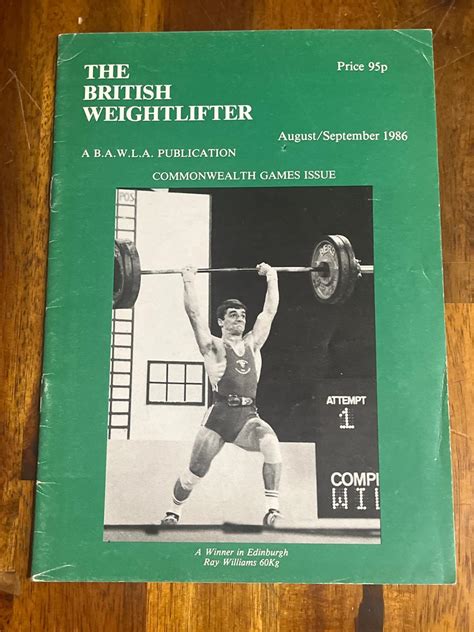 The British Weightlifter Bodybuilding Muscle Magazine Ray Williams 9 86