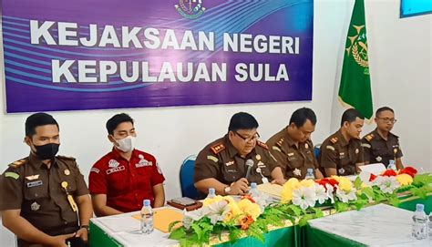 Kejari Kepulauan Sula Menggelar Press Release Capaian Kinerja Tahun