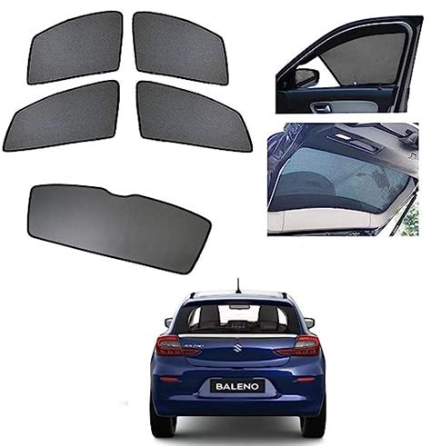 Auto Addict Half Magnetic Car Curtain Sunshades With Rear Window Side