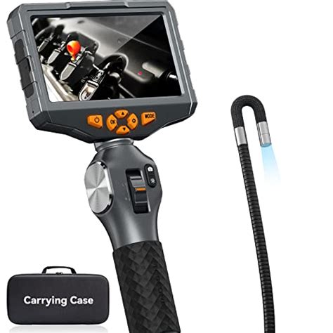 Two Way Articulating Borescope With Light Teslong 5 Inch IPS Endoscope