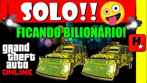 SOLO Ficando BILIONÁRIO sozinho no GTA 5 ONLINE Bug de Dinheiro