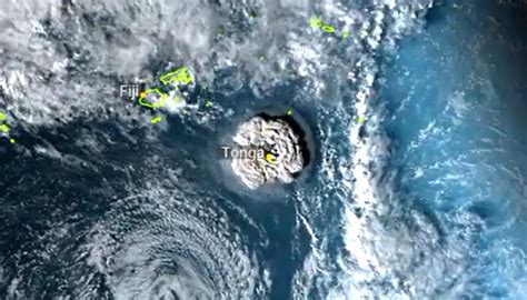 Tongan Volcano Emitted Biggest Atmospheric Explosion Recorded In Over