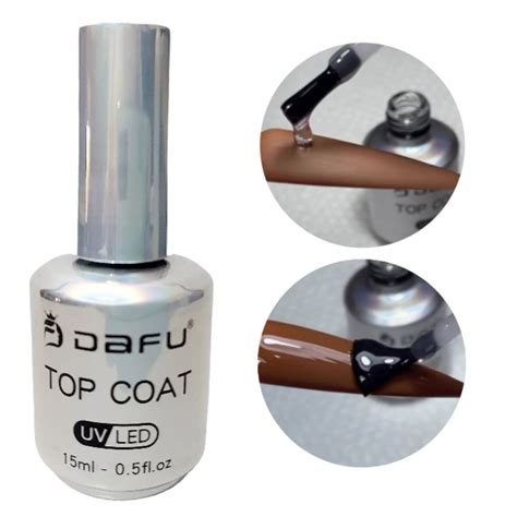 Top Coat Dafu Uv Led Original Anvisa Esmalte Selante E Extra Brilho