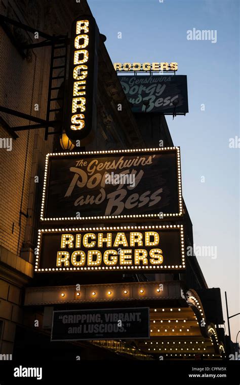 Broadway Signs At Night