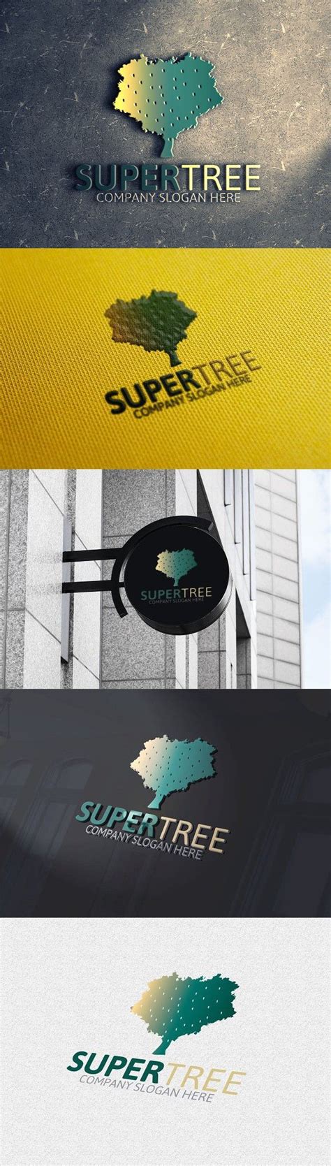 Super Tree Logo Tree Logos Web Graphic Design Graphic Design