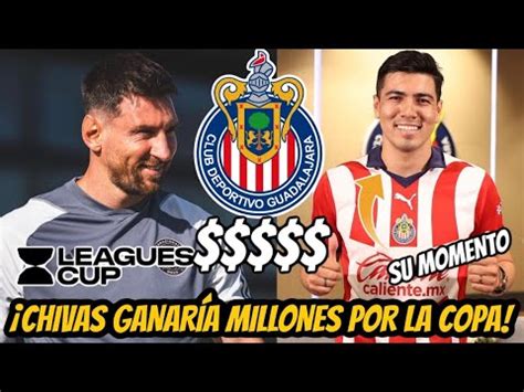 CHIVAS GANARÁ MILLONES por la LEAGUES CUP CON ESO TRAERÁN a PULIDO