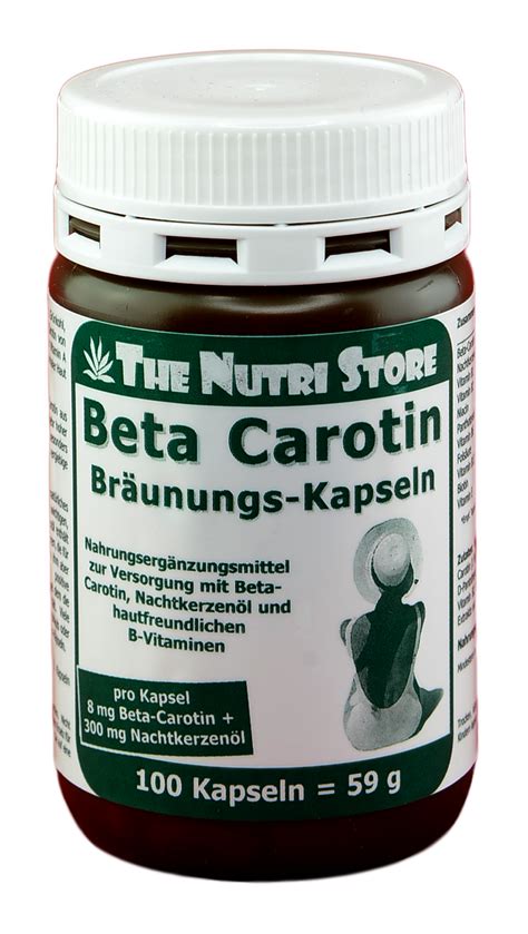 Beta Carotin 8 mg Bräunungskapseln 100 Stk Doppelprodukte Produkte