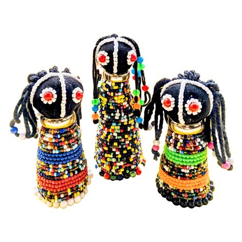 Ndebele Beaded Sangoma Or Shaman Doll The Folkart Gallery