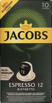 Jacobs Espresso Ristretto Nespresso Caps