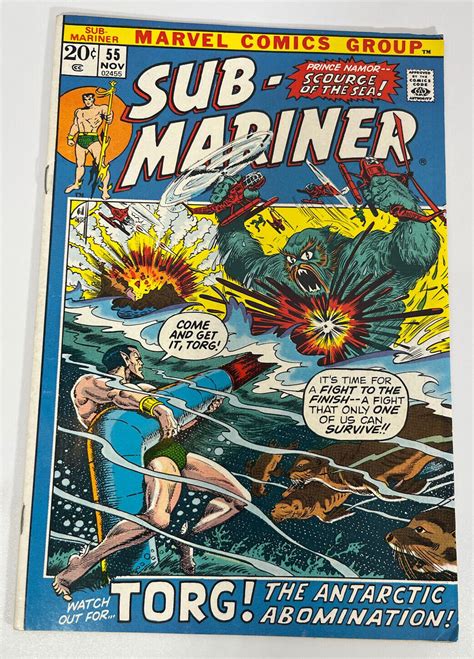 Sub Mariner 55 1972 Rust Belt Comics Online Comic Book Store