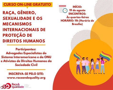 Curso Raça Gênero Sexualidade E Os Mecanismos Internacionais De