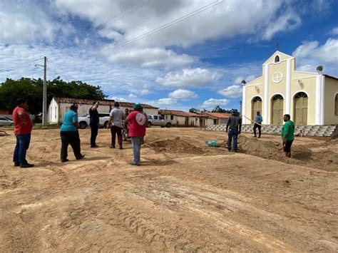 Taciano Diniz Visita Obra De Pavimenta O Na Comunidade S O Jo O Em