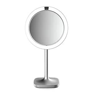 Homedics Miroir lumineux avec lampe LED poser Maquillage et épilation