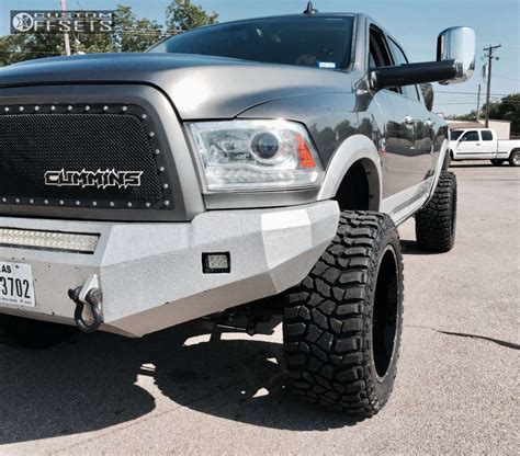 2013 Ram 2500 With 22x12 44 Mayhem Warrior And 325 50R22 Cooper