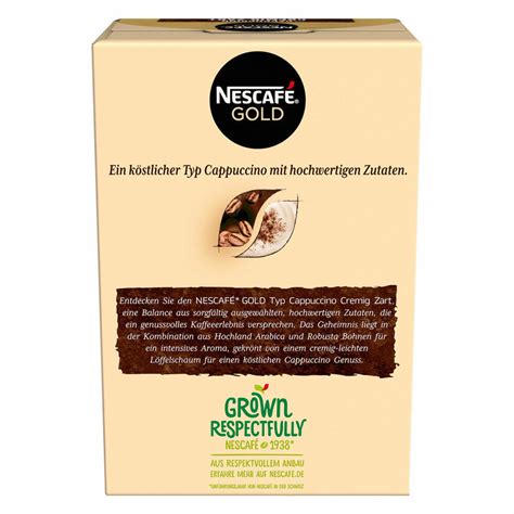 Nescaf Gold Typ Cappuccino Cremig Zart Instantkaffee Kaffee X