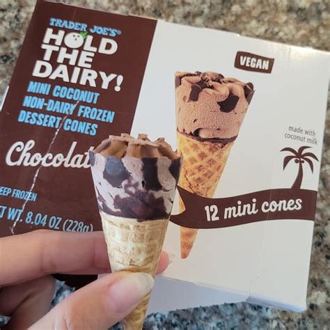 Trader Joe S Hold The Dairy Mini Ice Cream Cones Chocolate Review