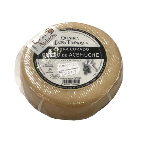 Queso Cabra Curado ACEHUCHE 750grs Aprox Sabor A Extremadura