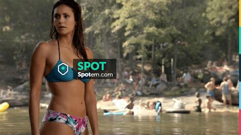 The Blue Bikini Of Elena Gilbert Nina Dobrev In Vampire Diaries