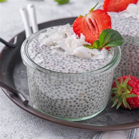 Coconut Chia Pudding Just 3 Ingredients The Big Mans World